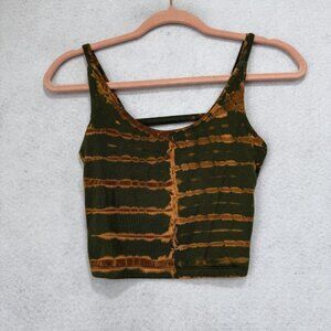 Kathmandu Imports Tank Top Womens Small Striped Tie Dye Camisole Festival Boho
